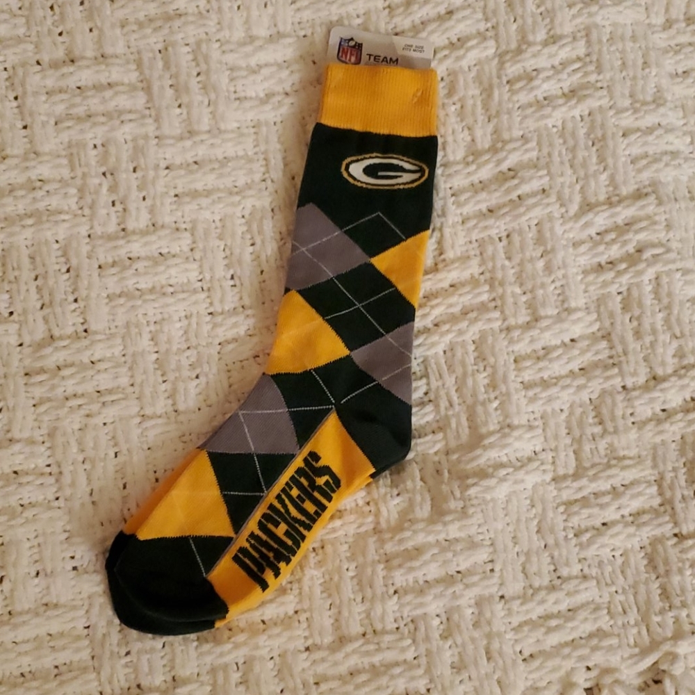 Green Bay argyle socks